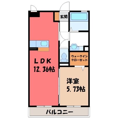 岡本駅 徒歩18分 1階の物件間取画像